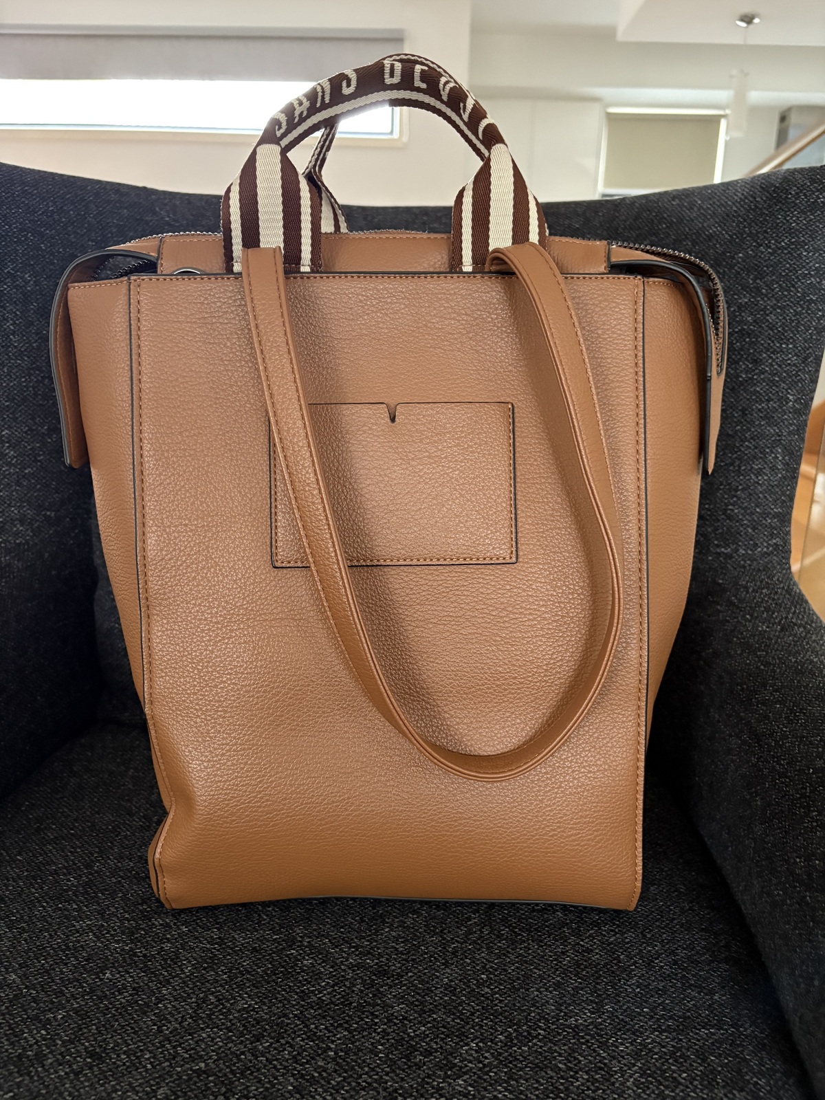 Universo Tote - Cinnamon + Gunmetal
