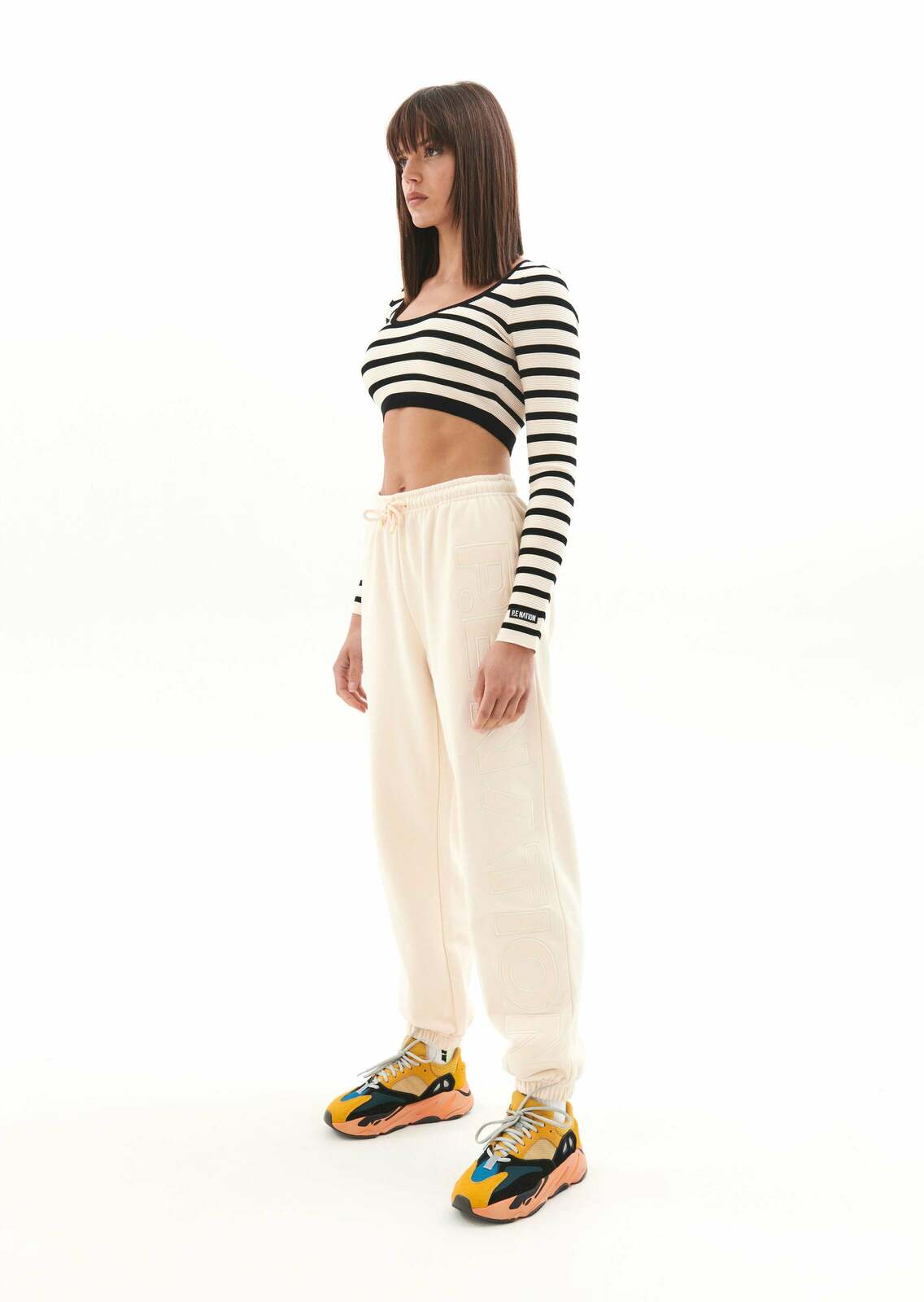 OBJECTIVE KNIT LS TOP IN MULTI