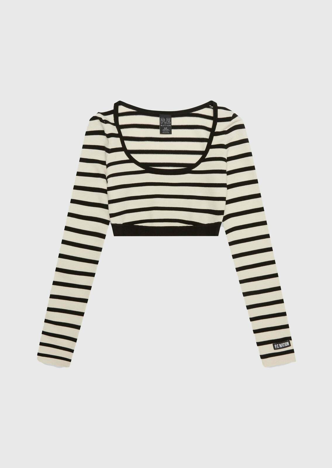 OBJECTIVE KNIT LS TOP IN MULTI