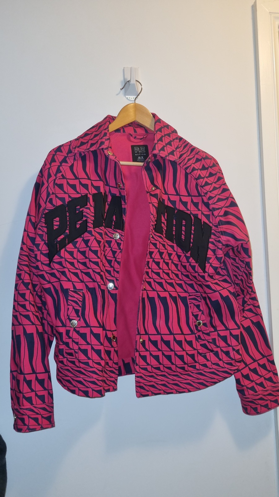 EMPIRE JACKET IN GEOMETRIC PRINT
