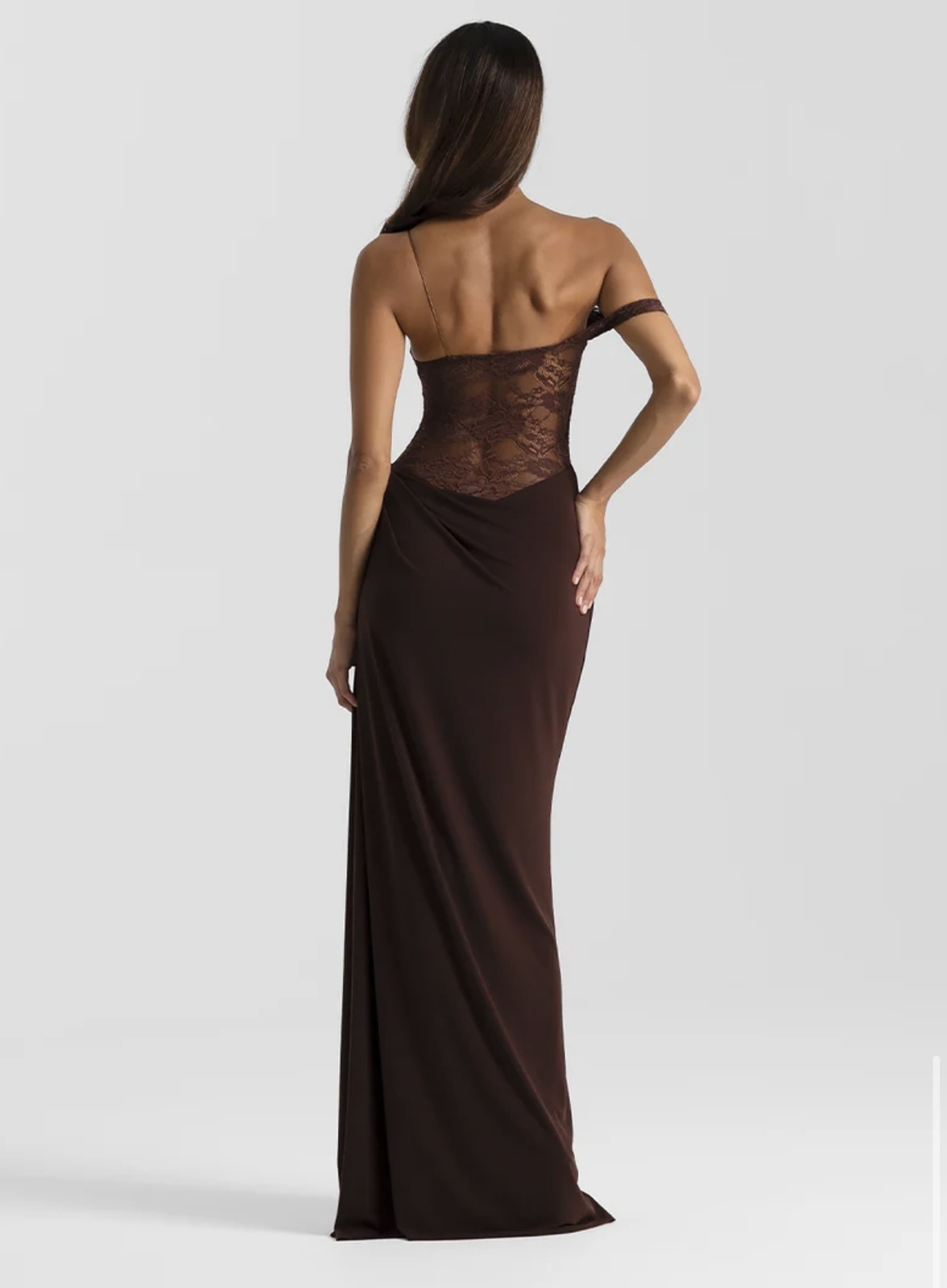 Sloane Maxi Dress in Espresso Chocolate Size 6 and 8
