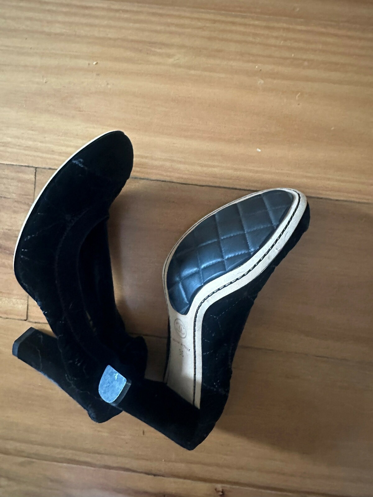 black velvet heels