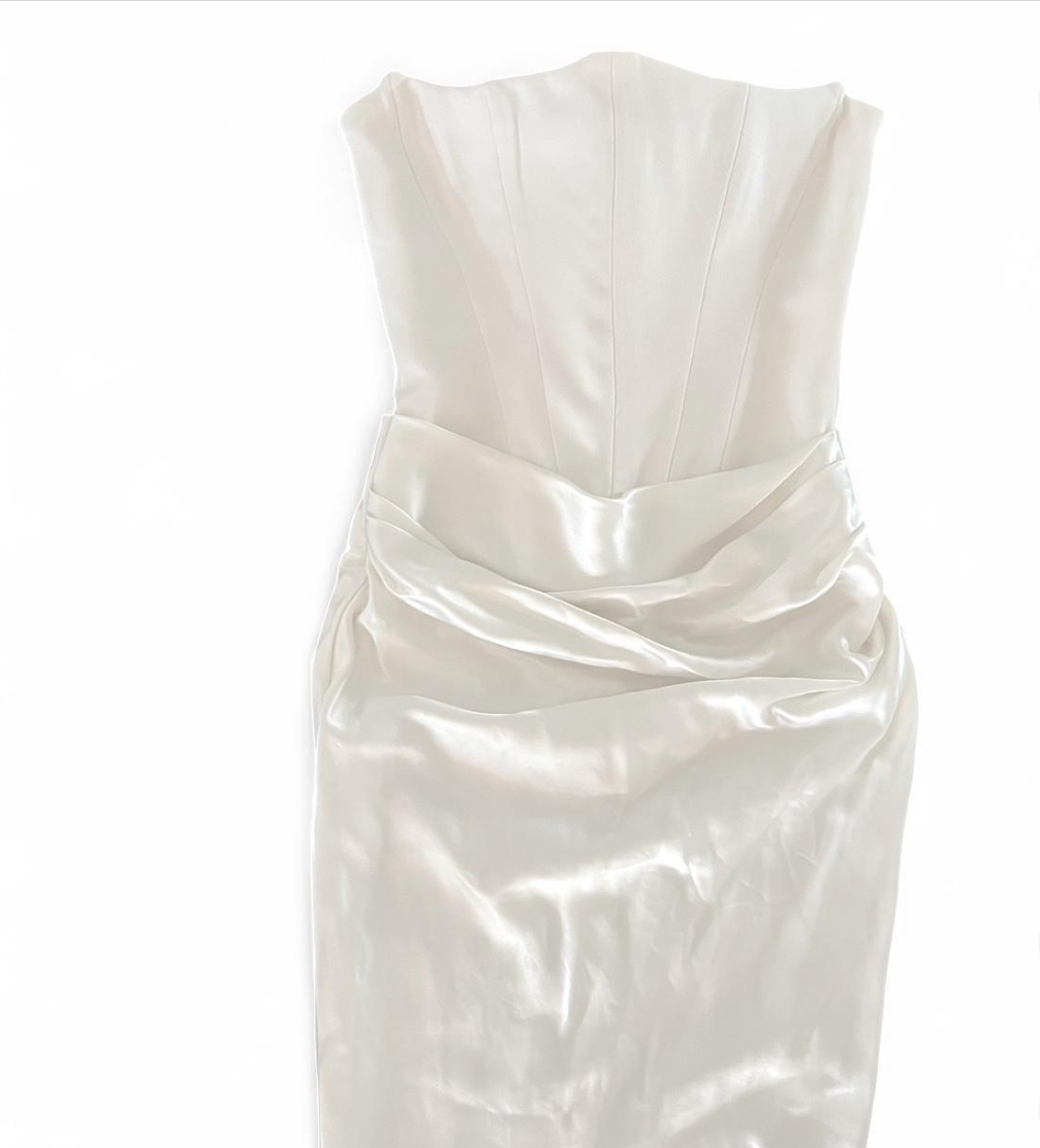 Persephone strapless corset dress