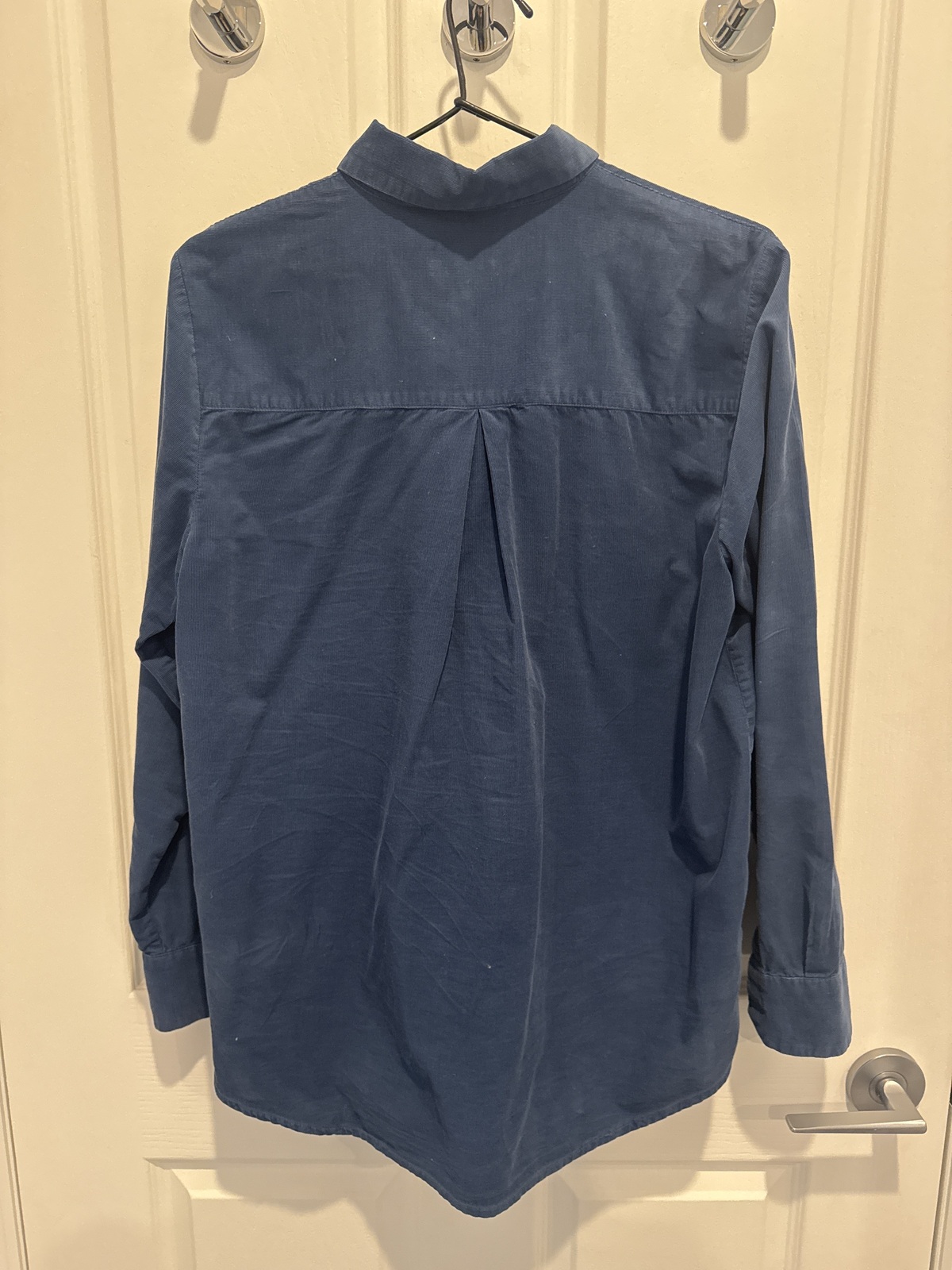 Fine Corduroy Shirt M Navy