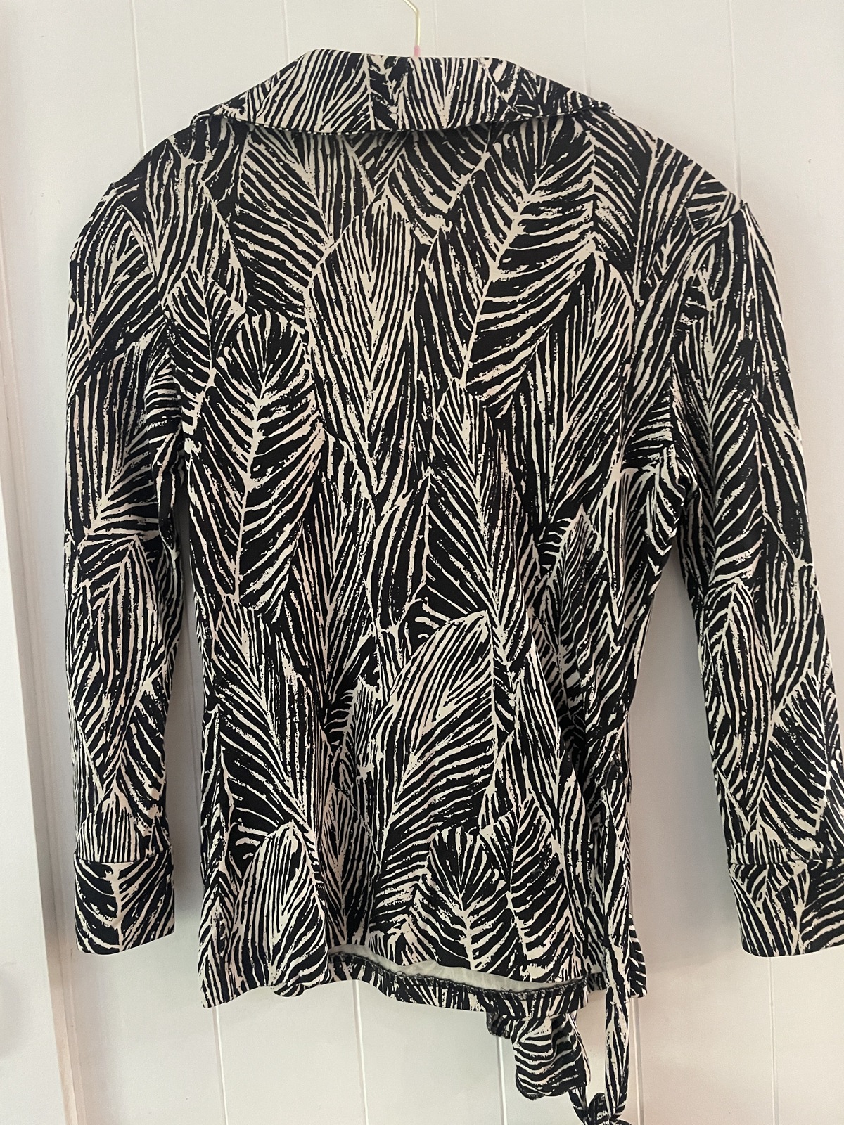 Diane Von Furstenberg silk wrap top 