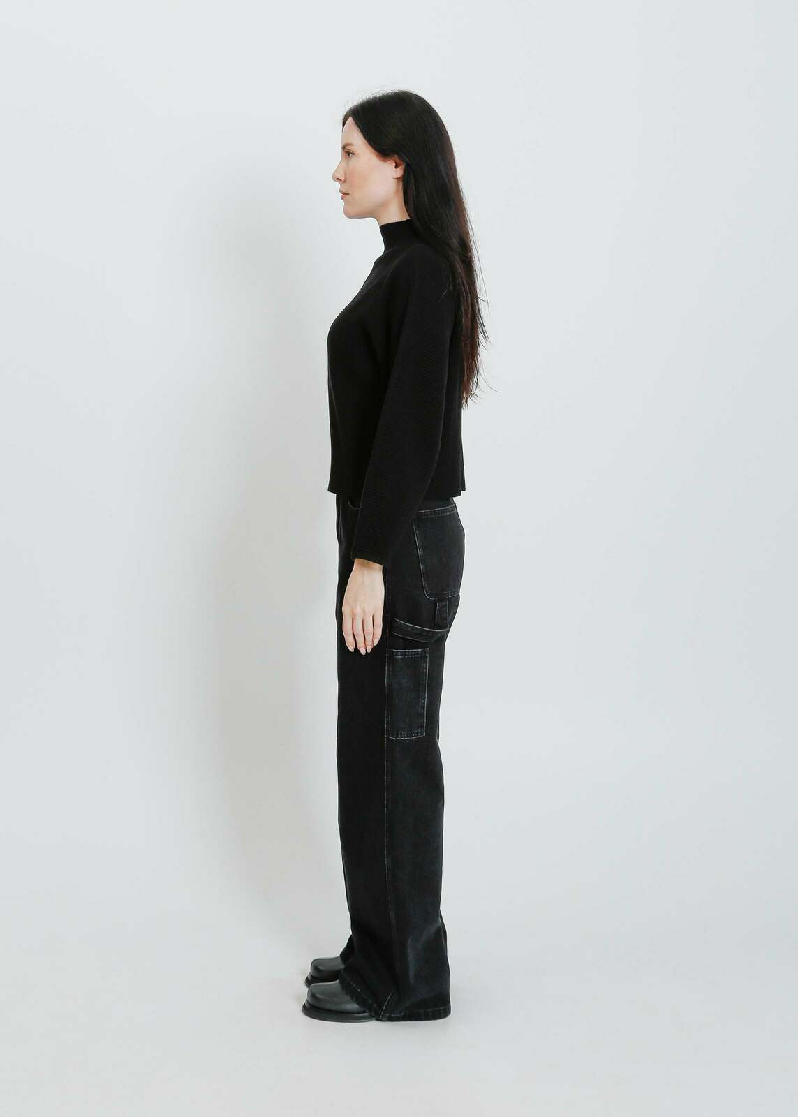 BONNIE KNIT SWEAT / BLACK