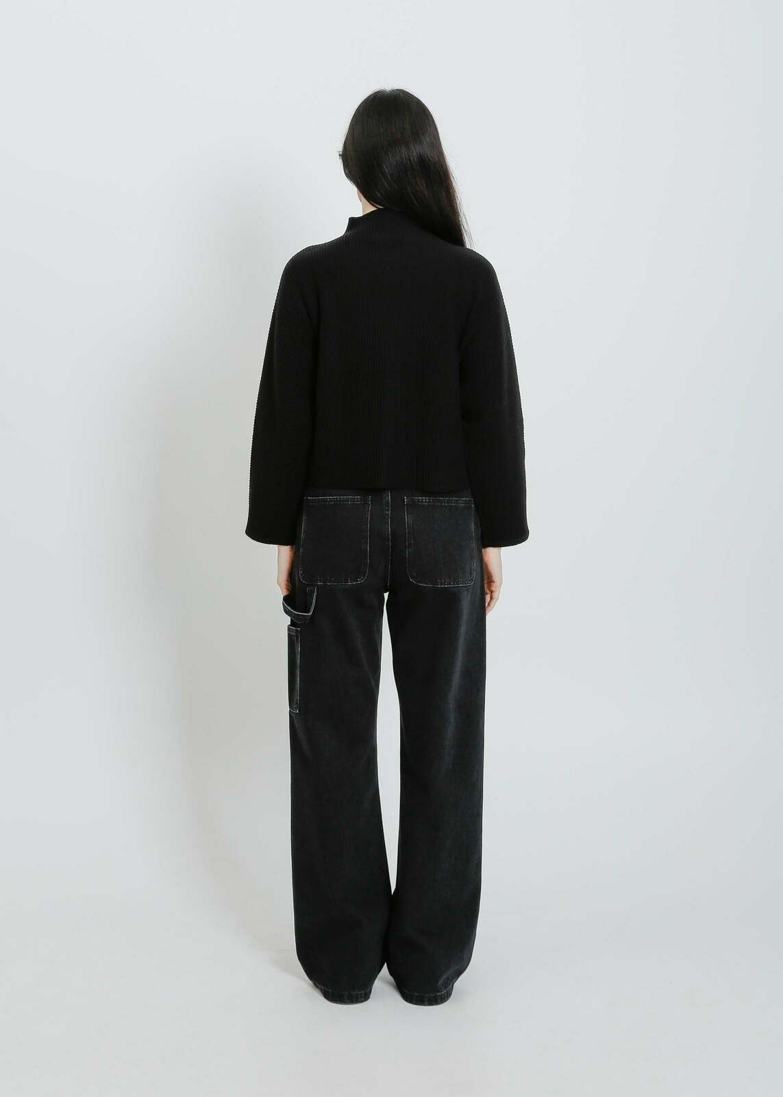 BONNIE KNIT SWEAT / BLACK