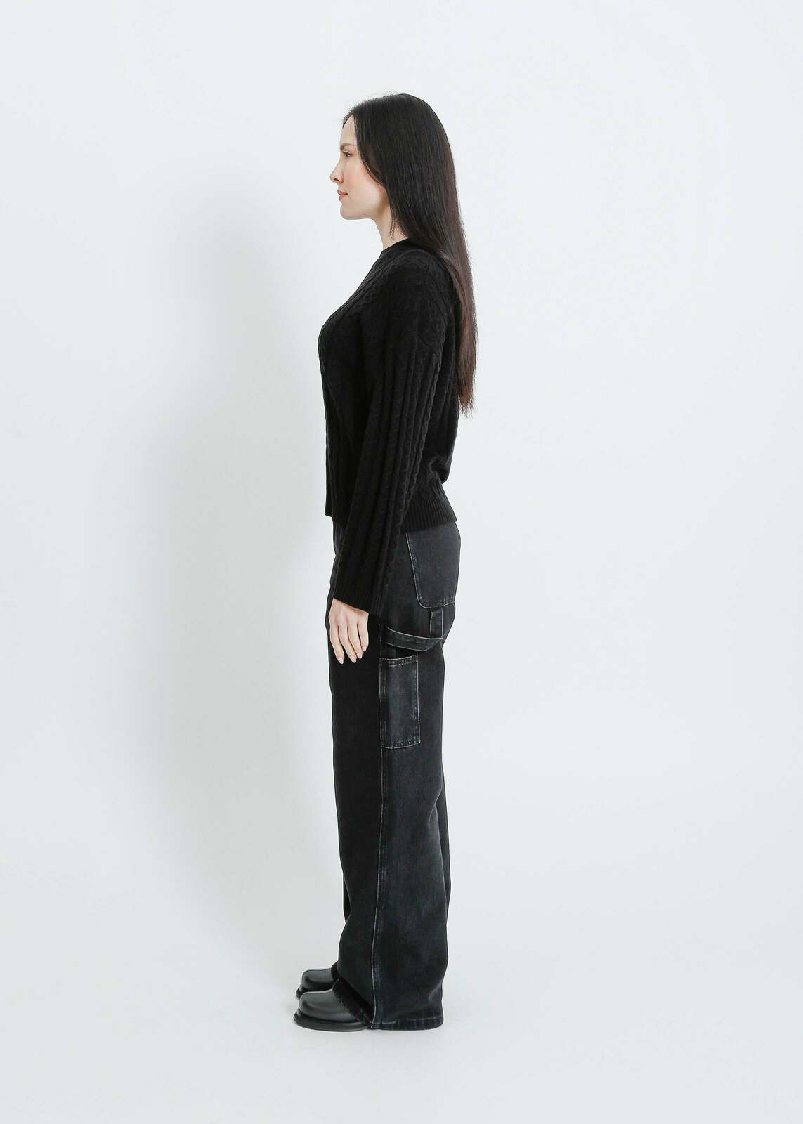 PENROSE KNIT SWEAT / BLACK