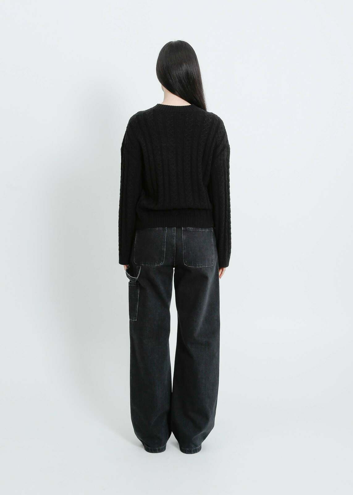 PENROSE KNIT SWEAT / BLACK