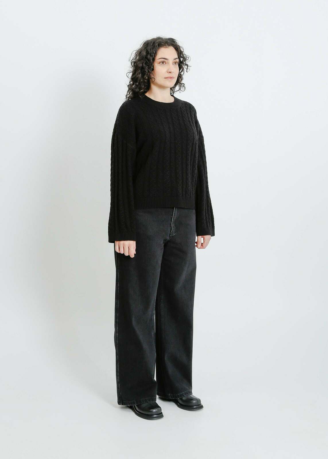 PENROSE KNIT SWEAT / BLACK