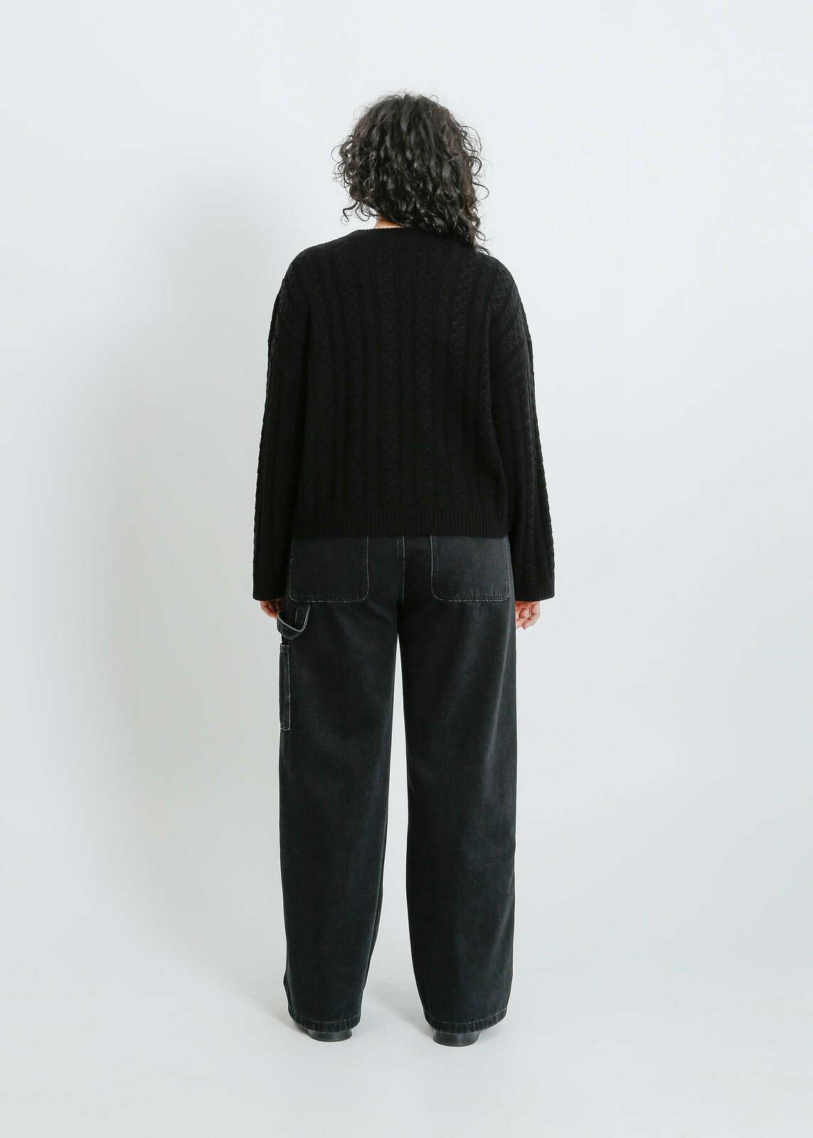 PENROSE KNIT SWEAT / BLACK