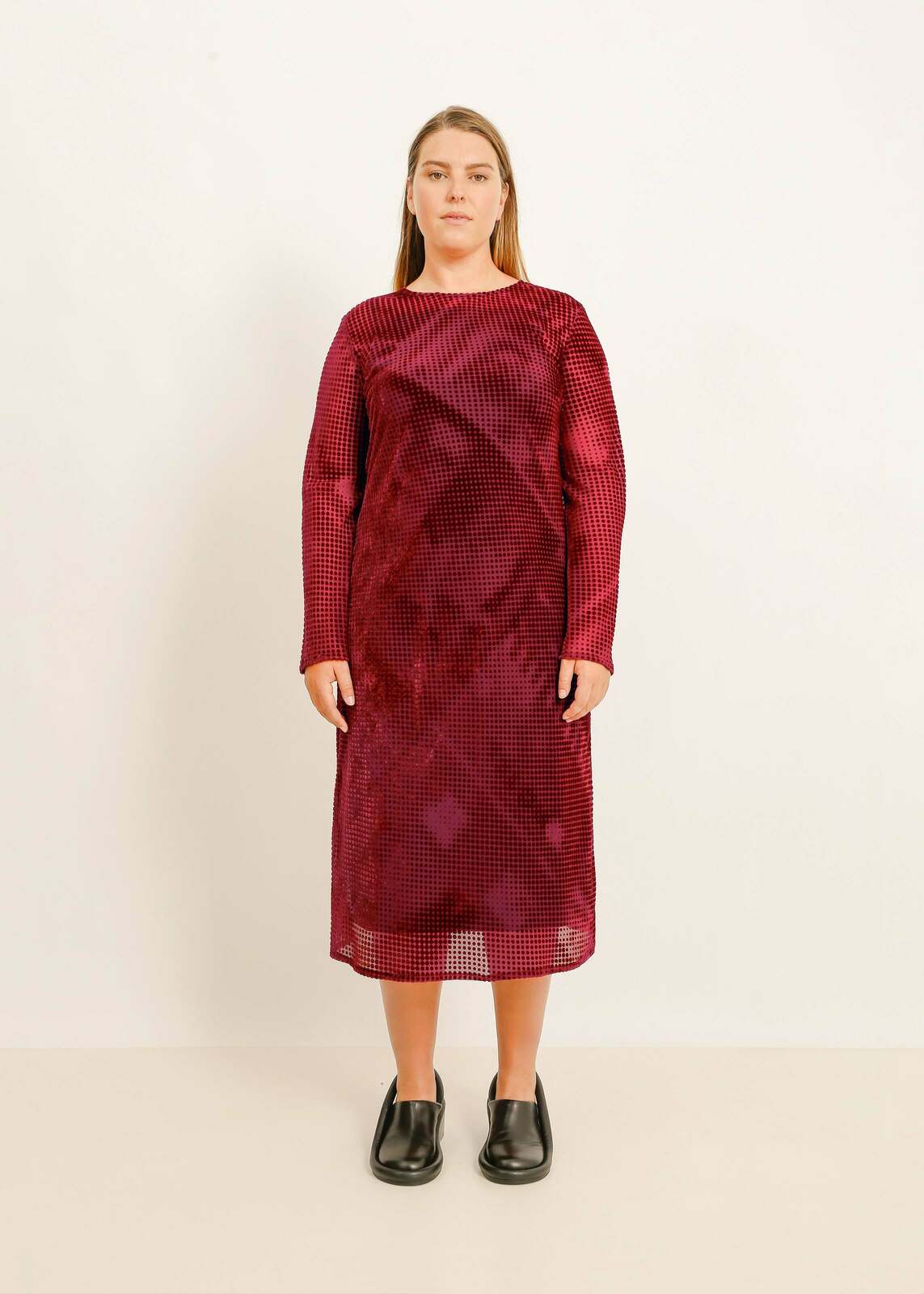W24 | ADRIAN DRESS / BLOOD RED
