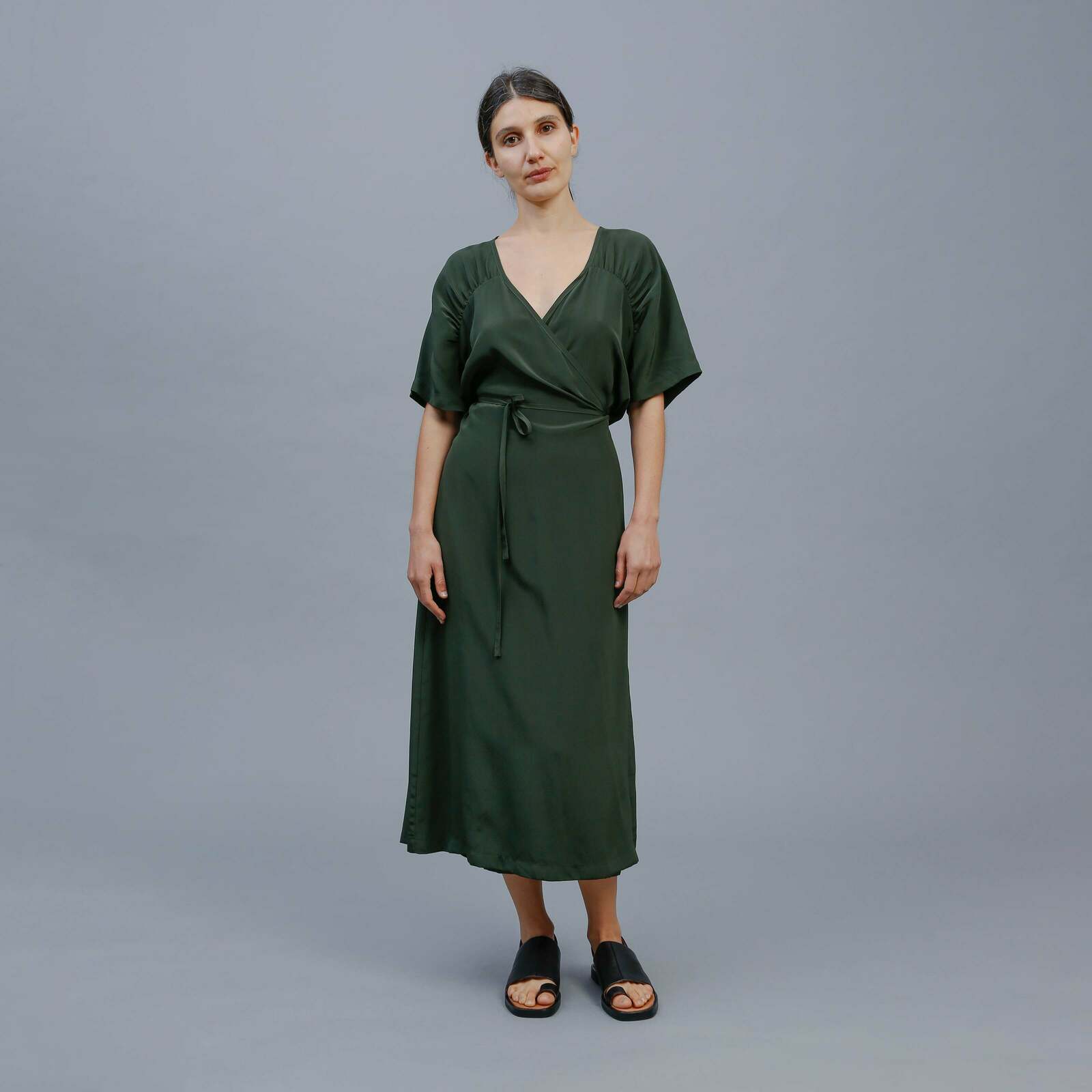 S21 | KYLIE DRESS / DARK GREEN