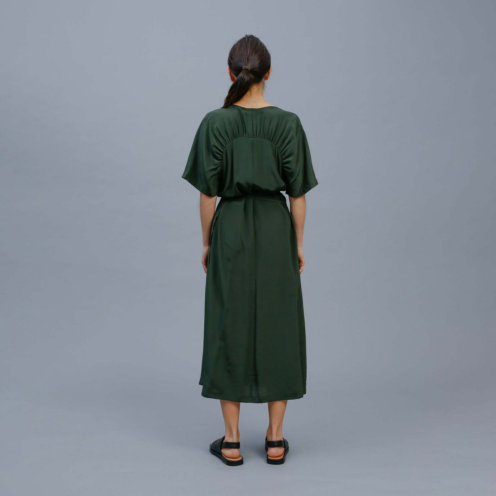 S21 | KYLIE DRESS / DARK GREEN