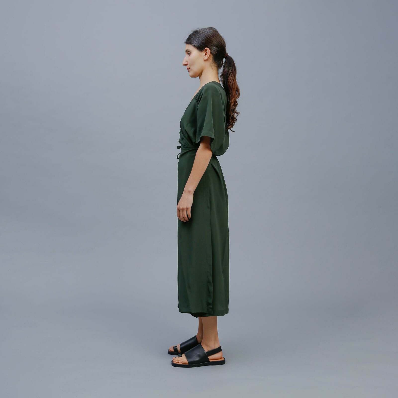 S21 | KYLIE DRESS / DARK GREEN