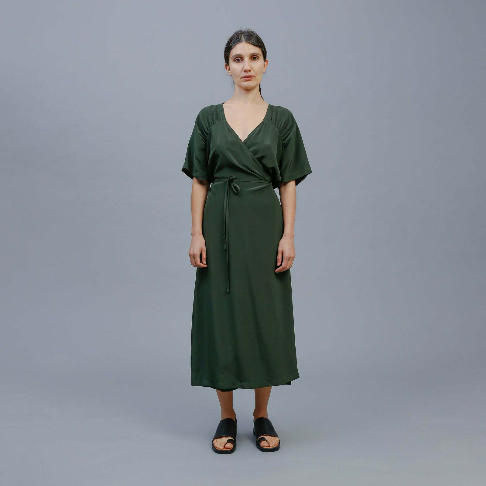 S21 | KYLIE DRESS / DARK GREEN