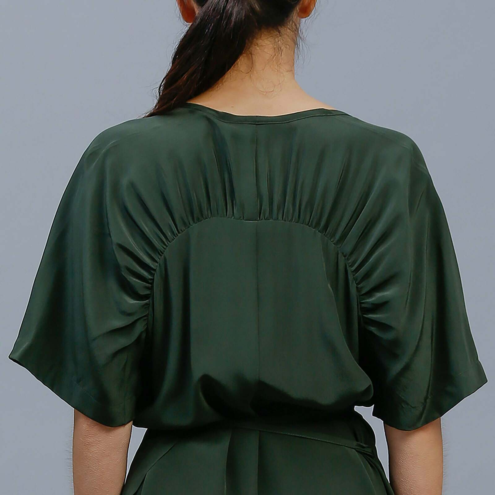 S21 | KYLIE DRESS / DARK GREEN