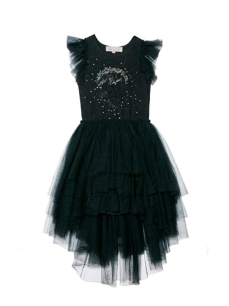 BNWT Black girls Sparkle Dress halloween Size 18-24mths RRP$353