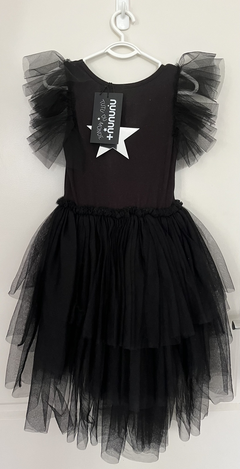 BNWT Black girls Sparkle Dress halloween Size 18-24mths RRP$353