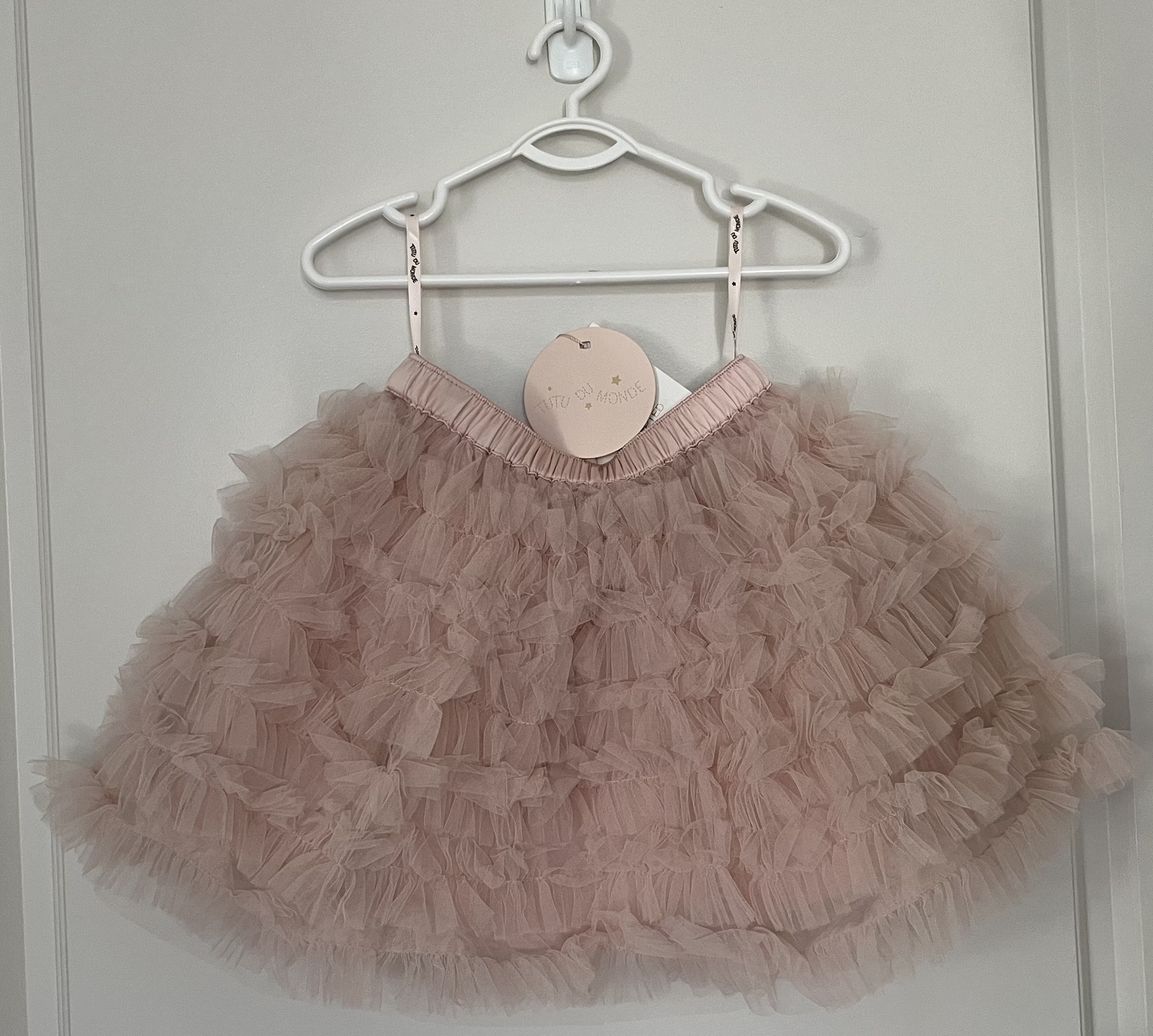 BNWT bebe blush pink tulle tutu skirt Size 18-24months RRP$89