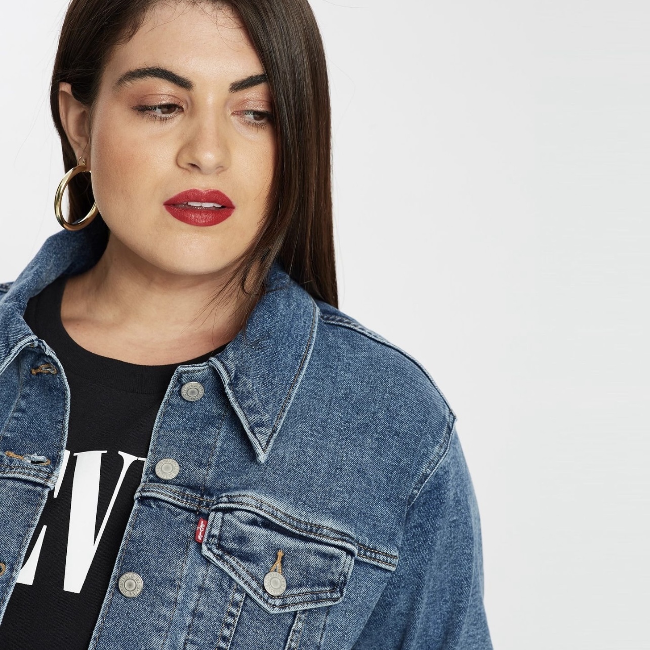 NEW Levi’s Plus Trucker Denim Jacket 