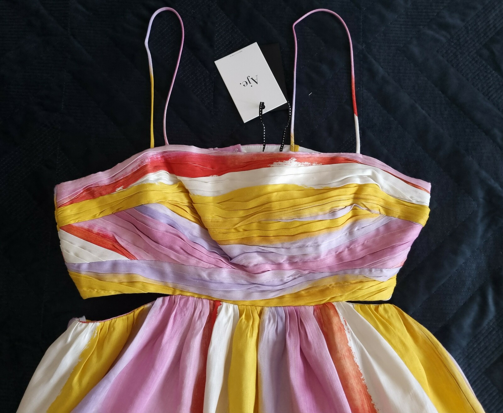 Liza Ruched Baby Doll Dress - Multi