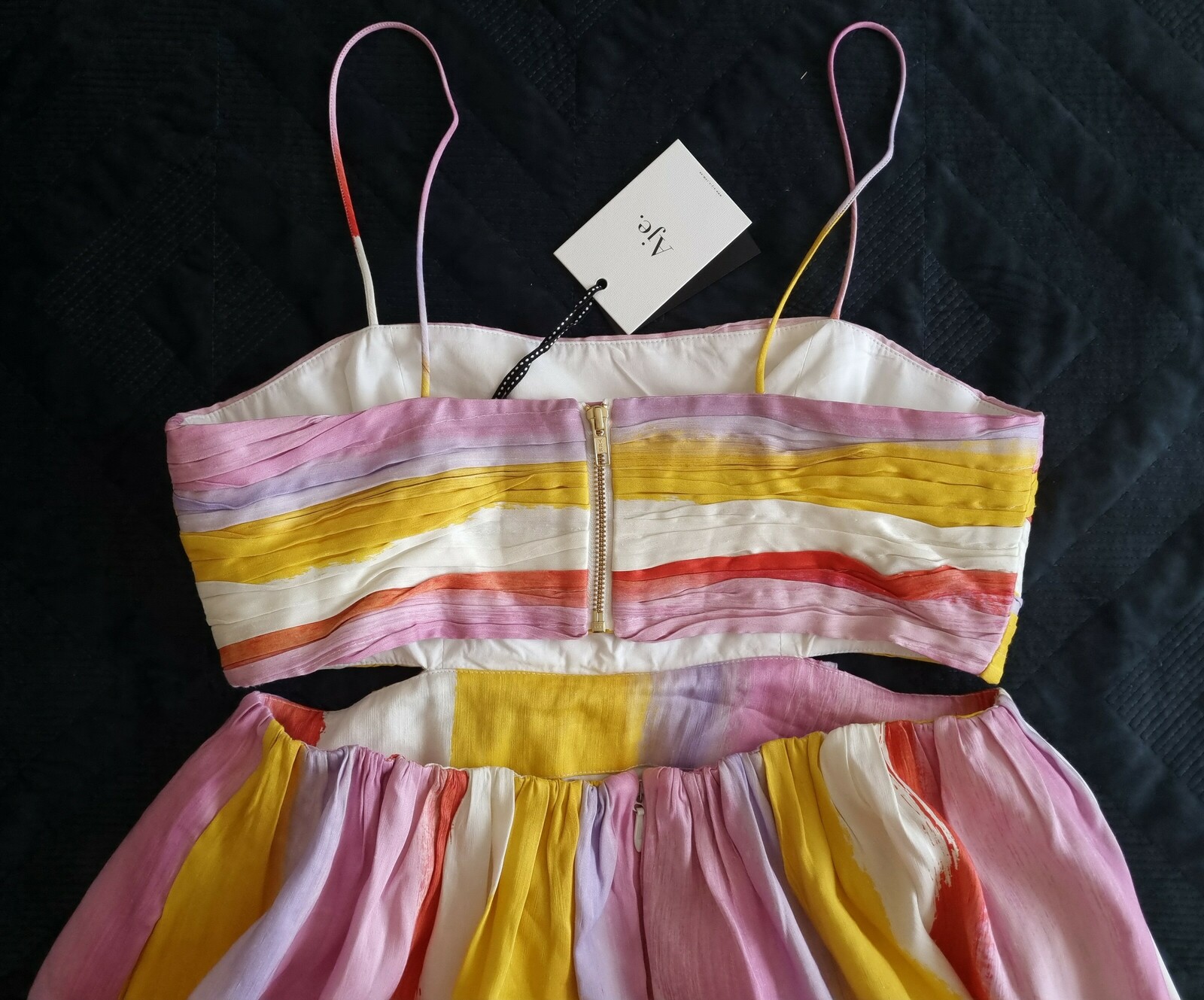 Liza Ruched Baby Doll Dress - Multi