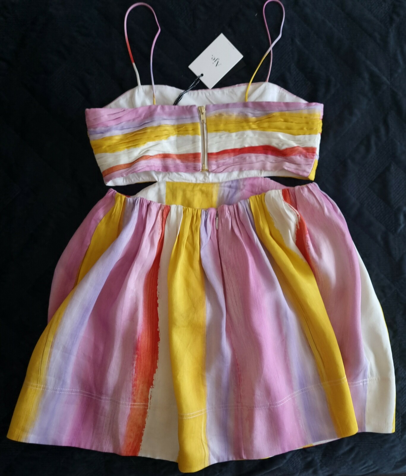 Liza Ruched Baby Doll Dress - Multi