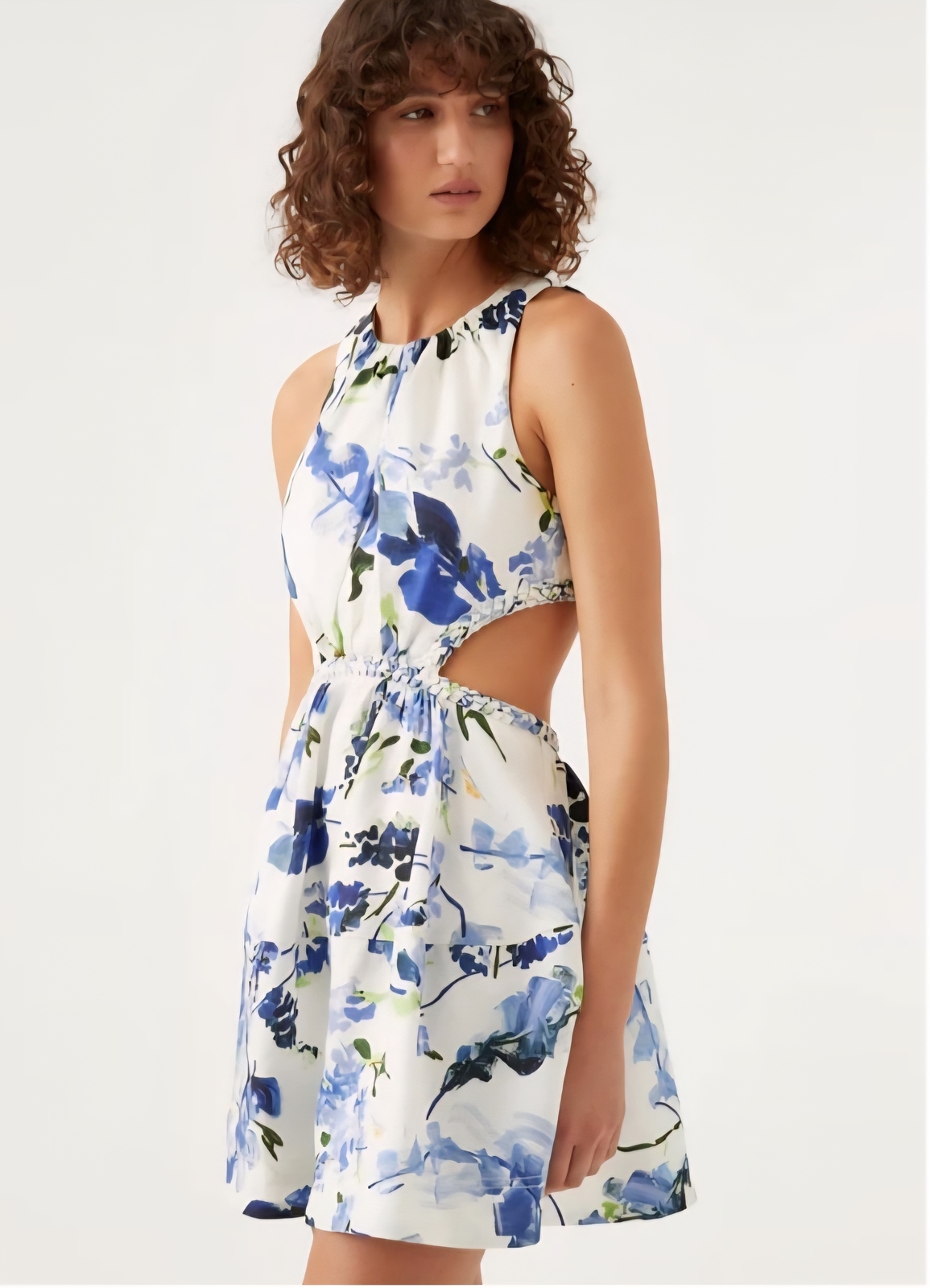 Voyage Braided Cut Out Mini Dress 