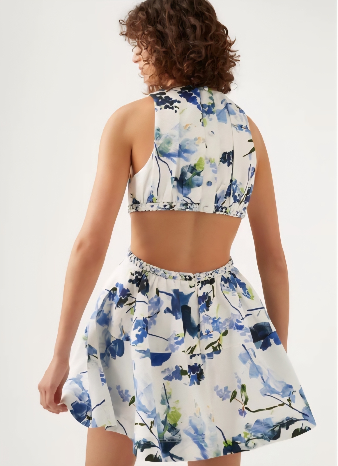 Voyage Braided Cut Out Mini Dress 