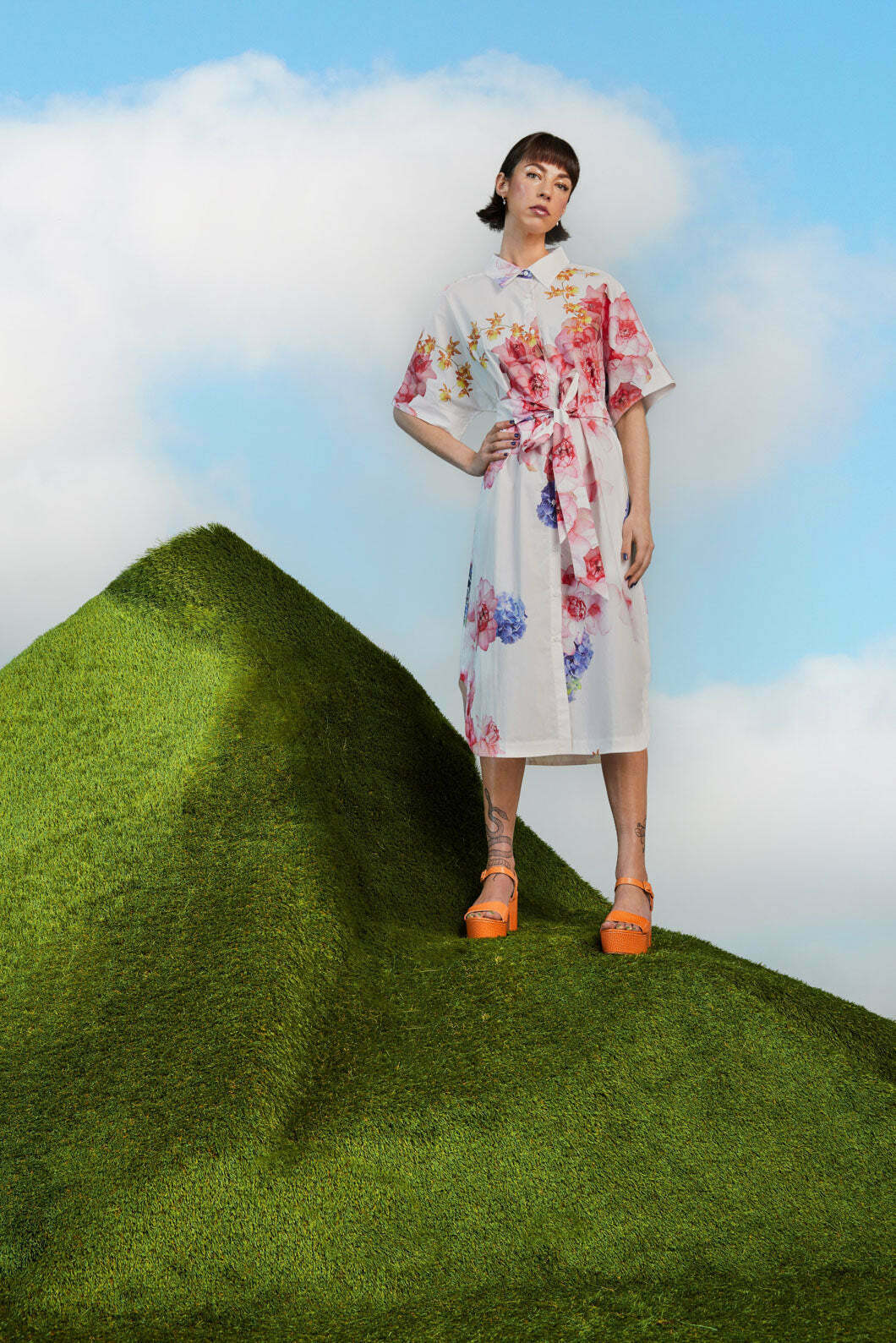 Lotus Long Dress