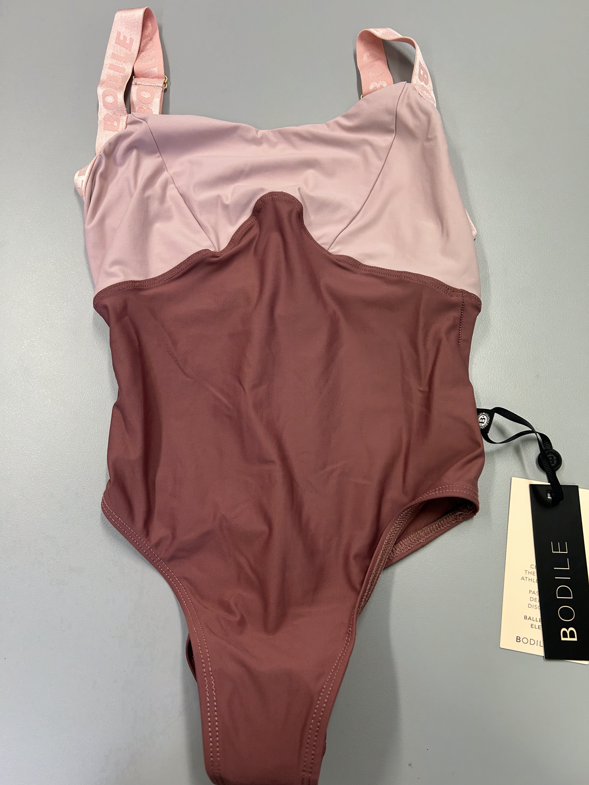 BODILE ALINA SPORT LEOTARD ROSEWOOD CAMELLIA XS/S - AirRobe