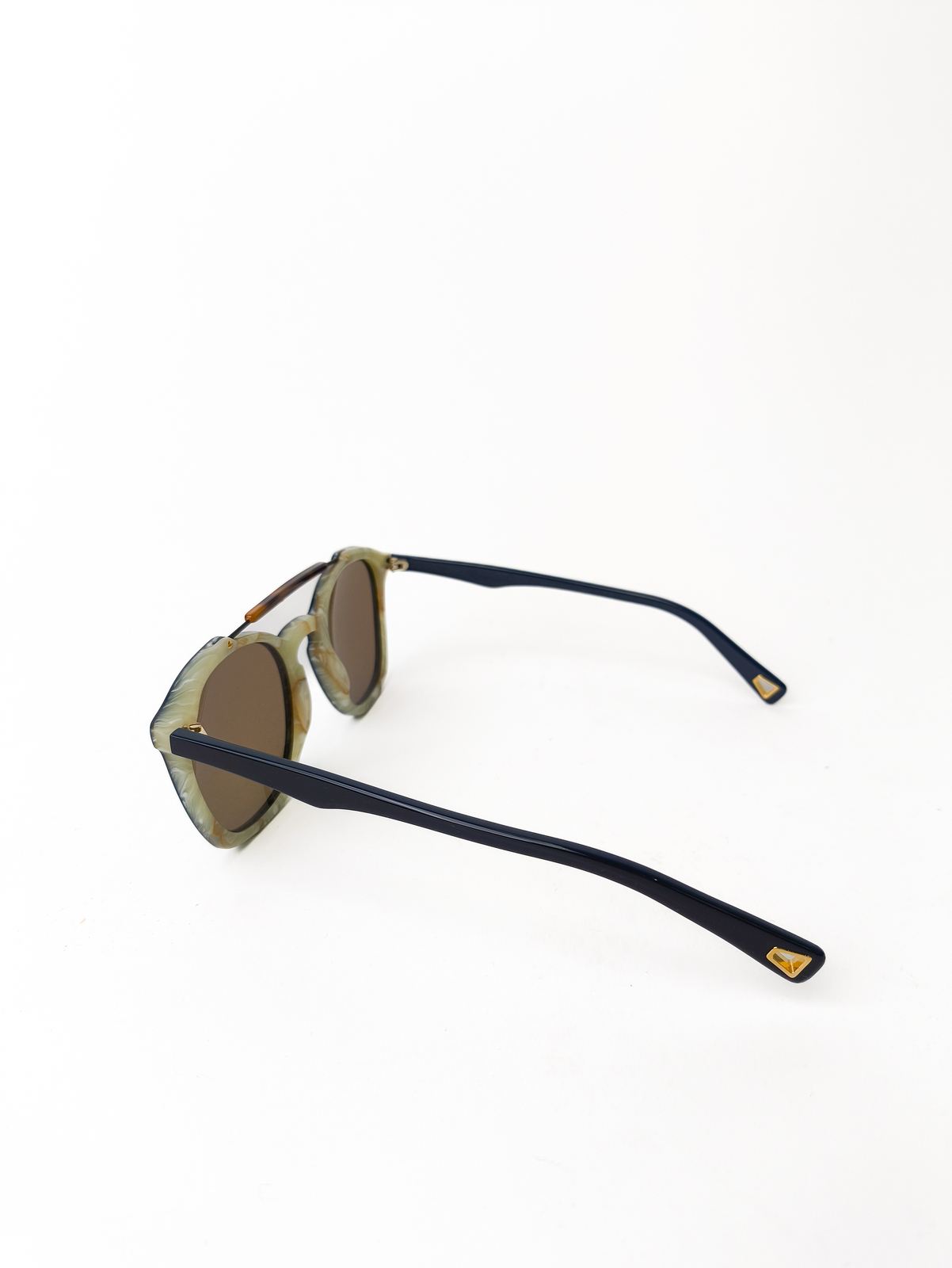 Black sunglasses with lighter frame