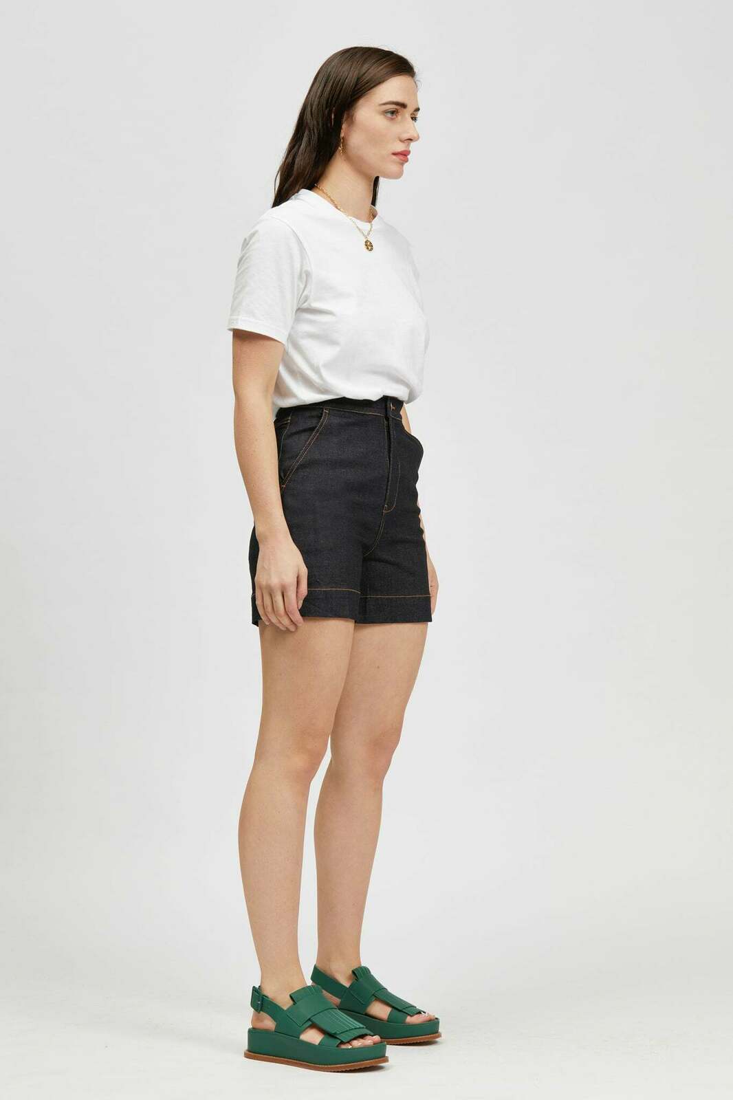 Rembo Short Raw Indigo