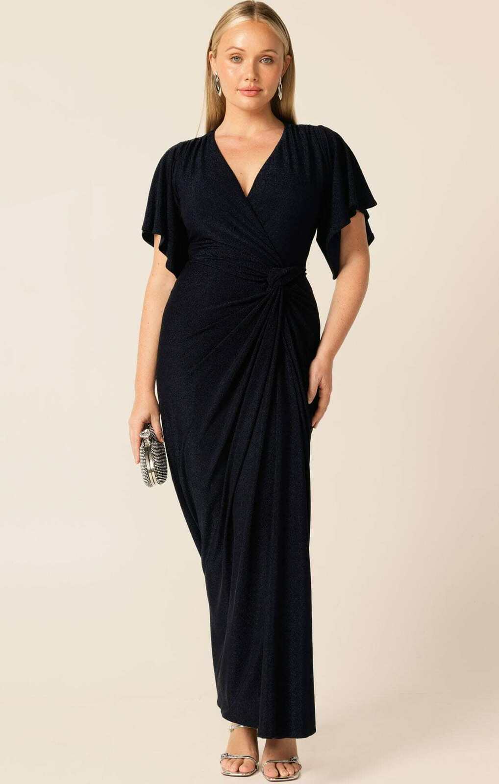 THE EMPORIUM MAXI DRESS IN NAVY