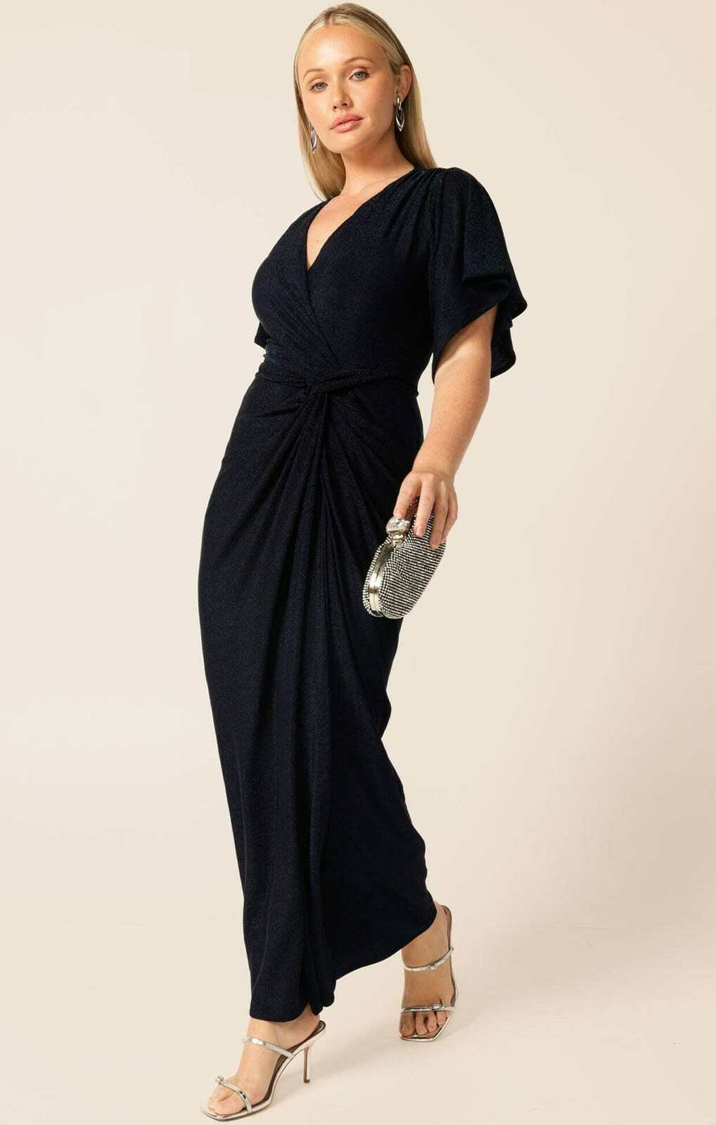THE EMPORIUM MAXI DRESS IN NAVY