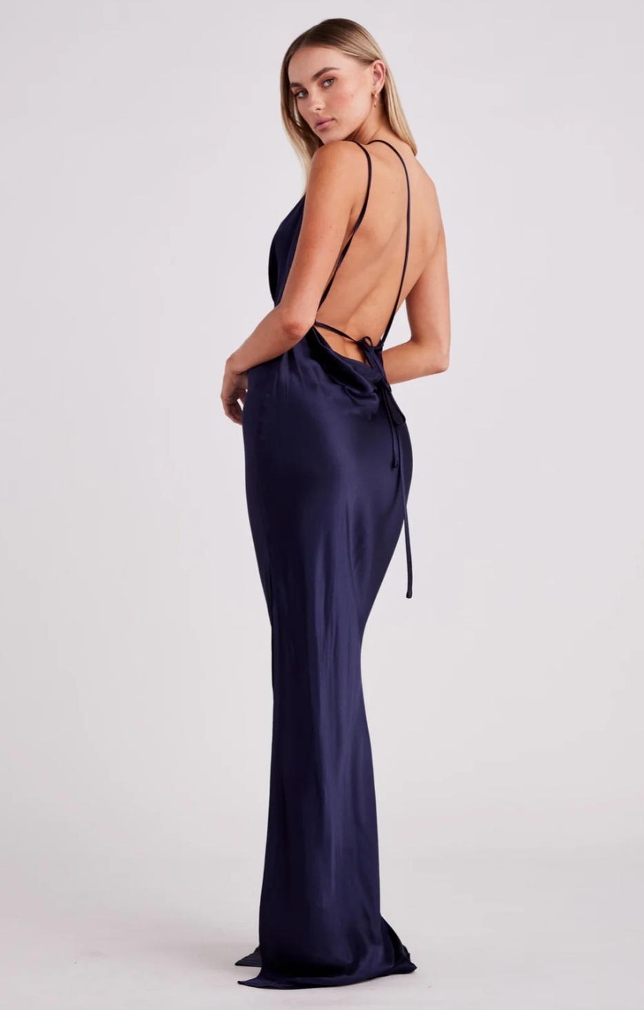 JOHANNA COWL NECK MAXI DRESS