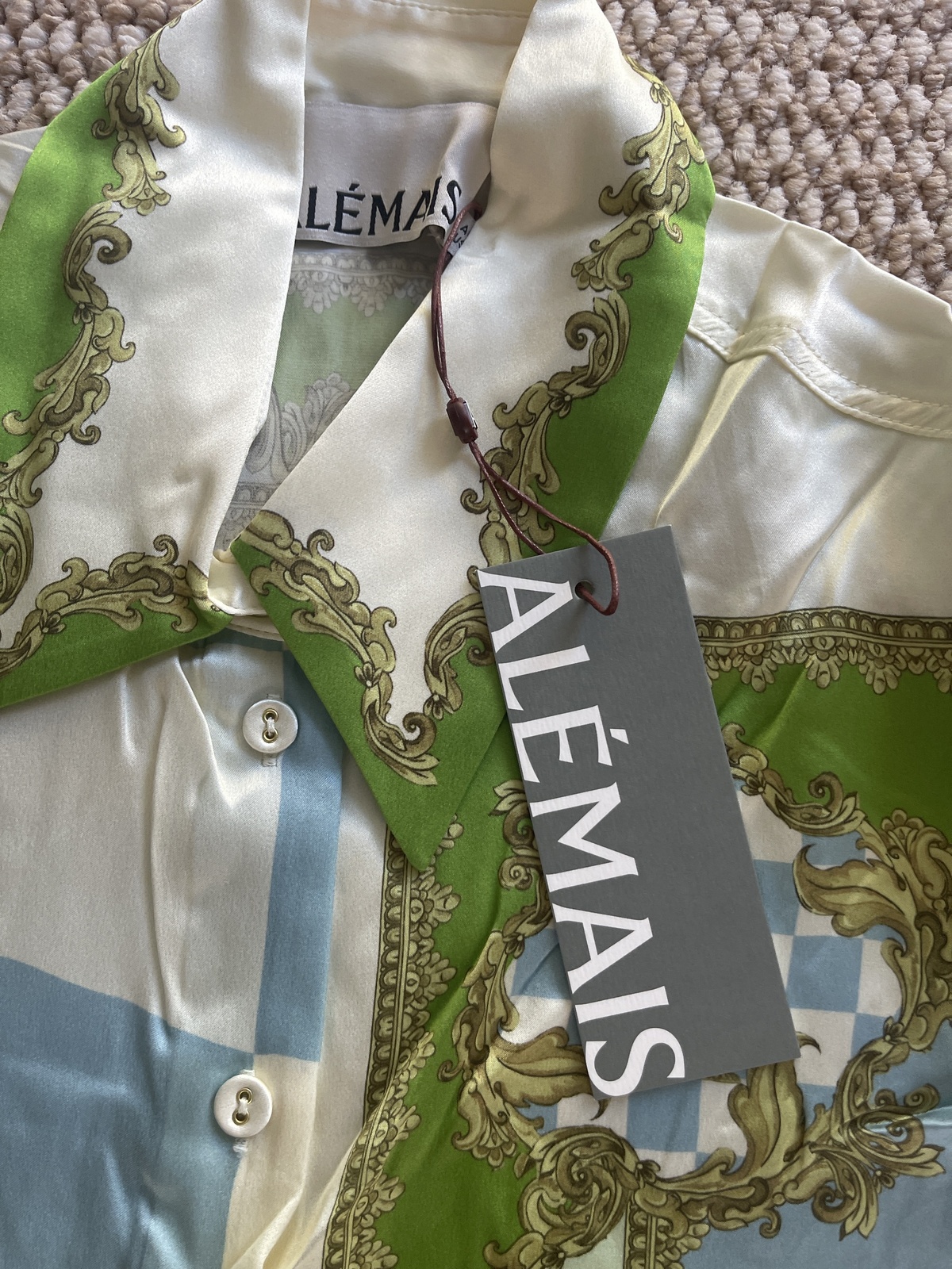 chessmate silk shirt 