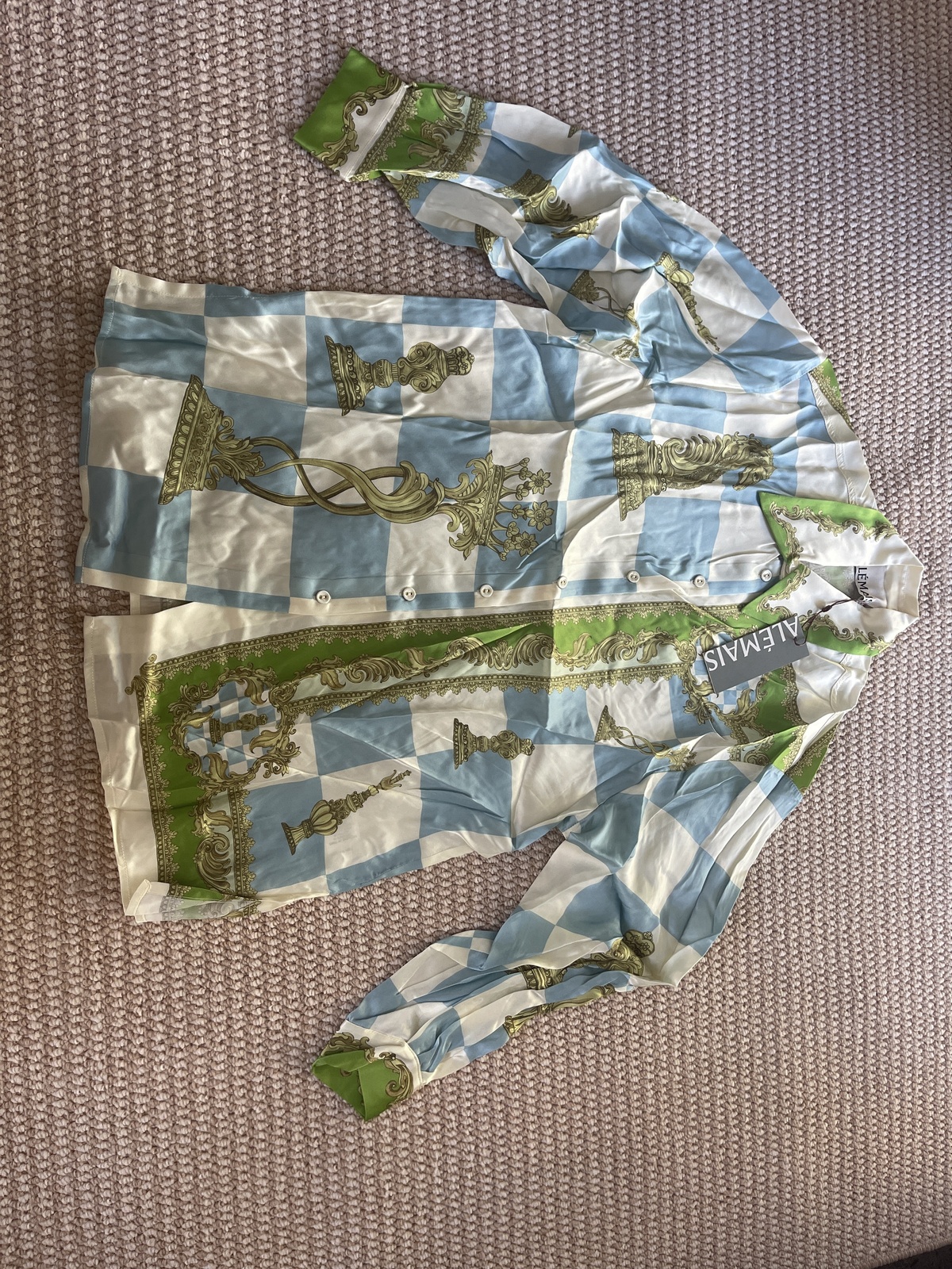 chessmate silk shirt 