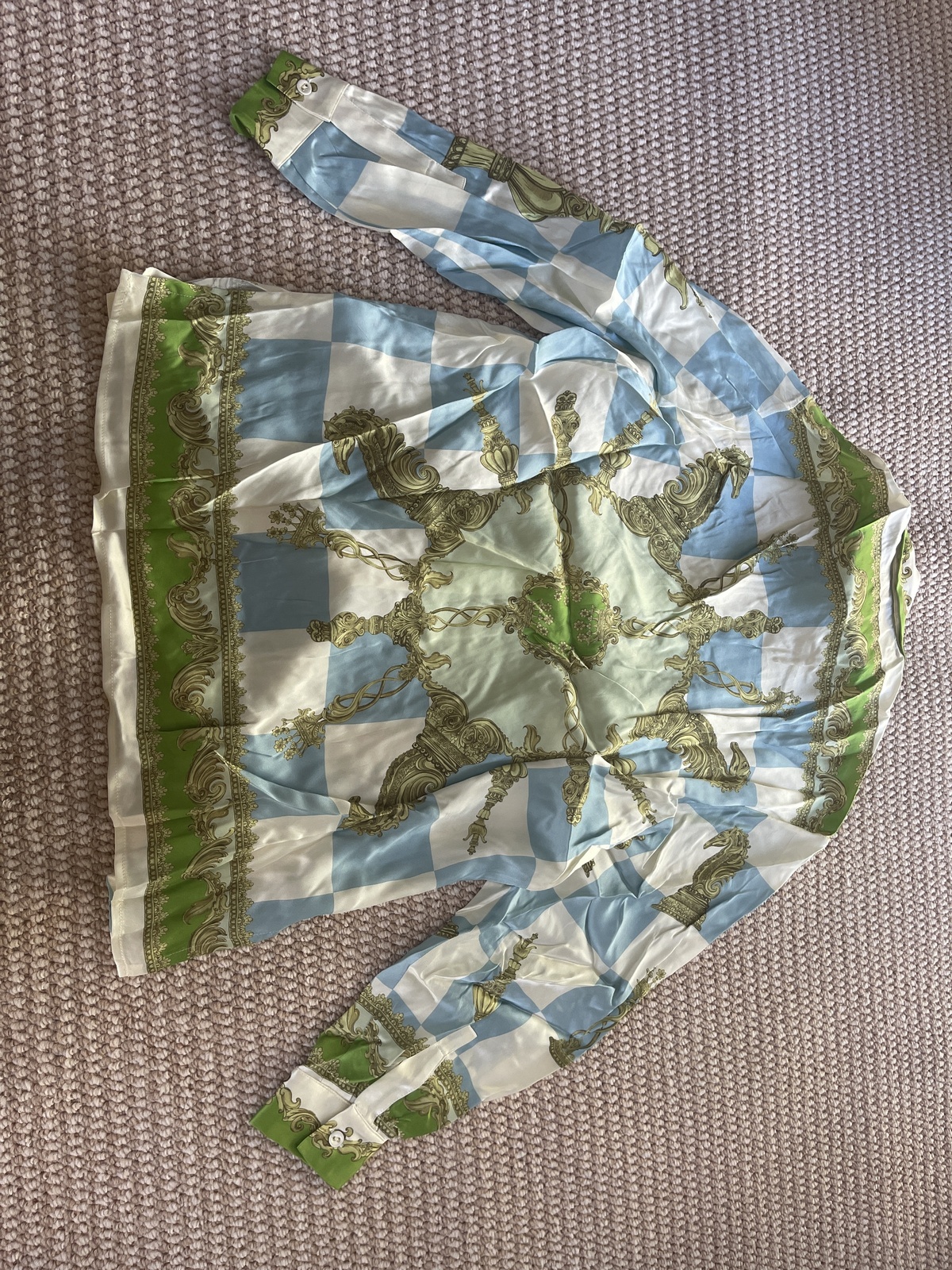 chessmate silk shirt 