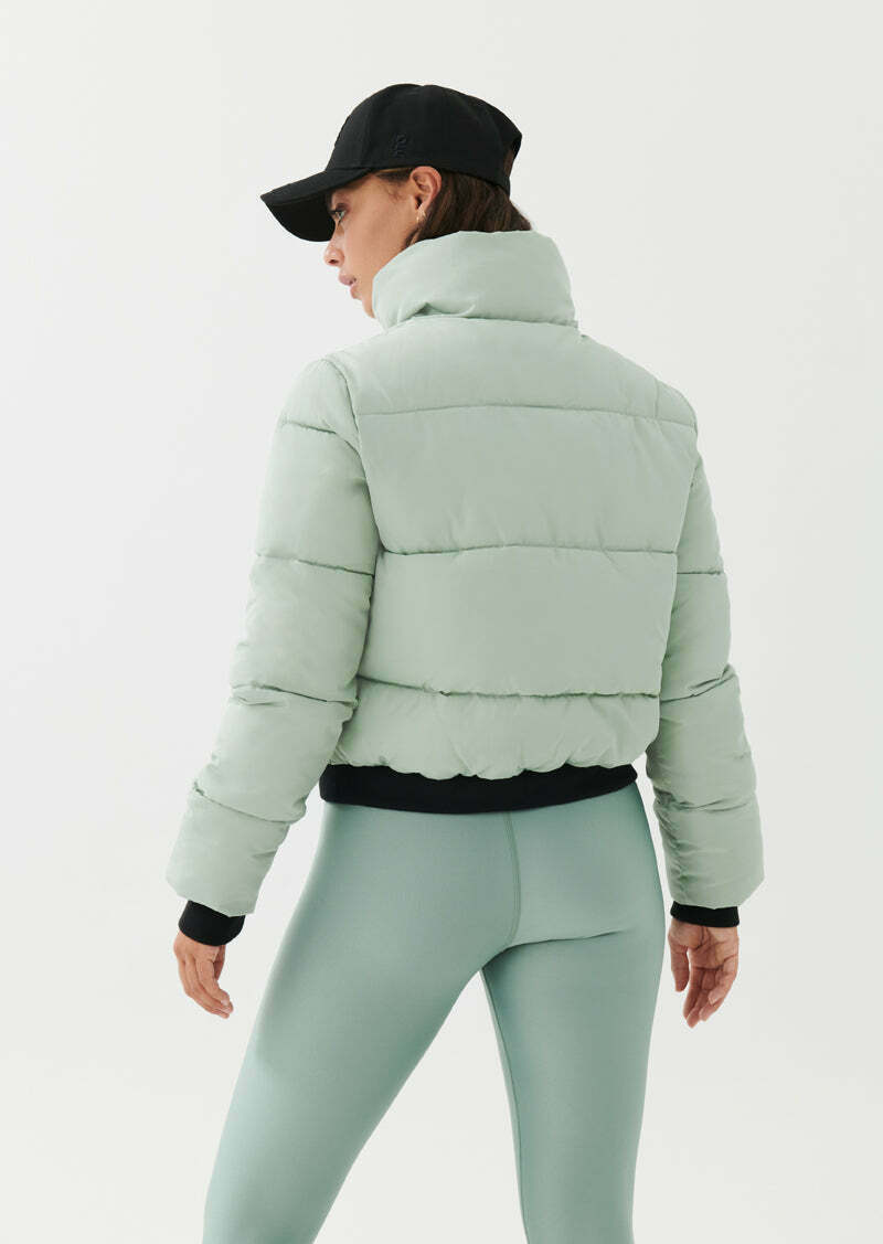 RAMP RUN PUFFER JACKET IN ICEBERG GREEN