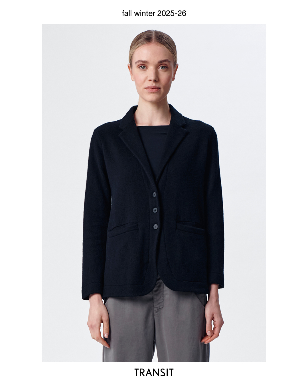 Transit Woolen Blazer - Black Size 2 