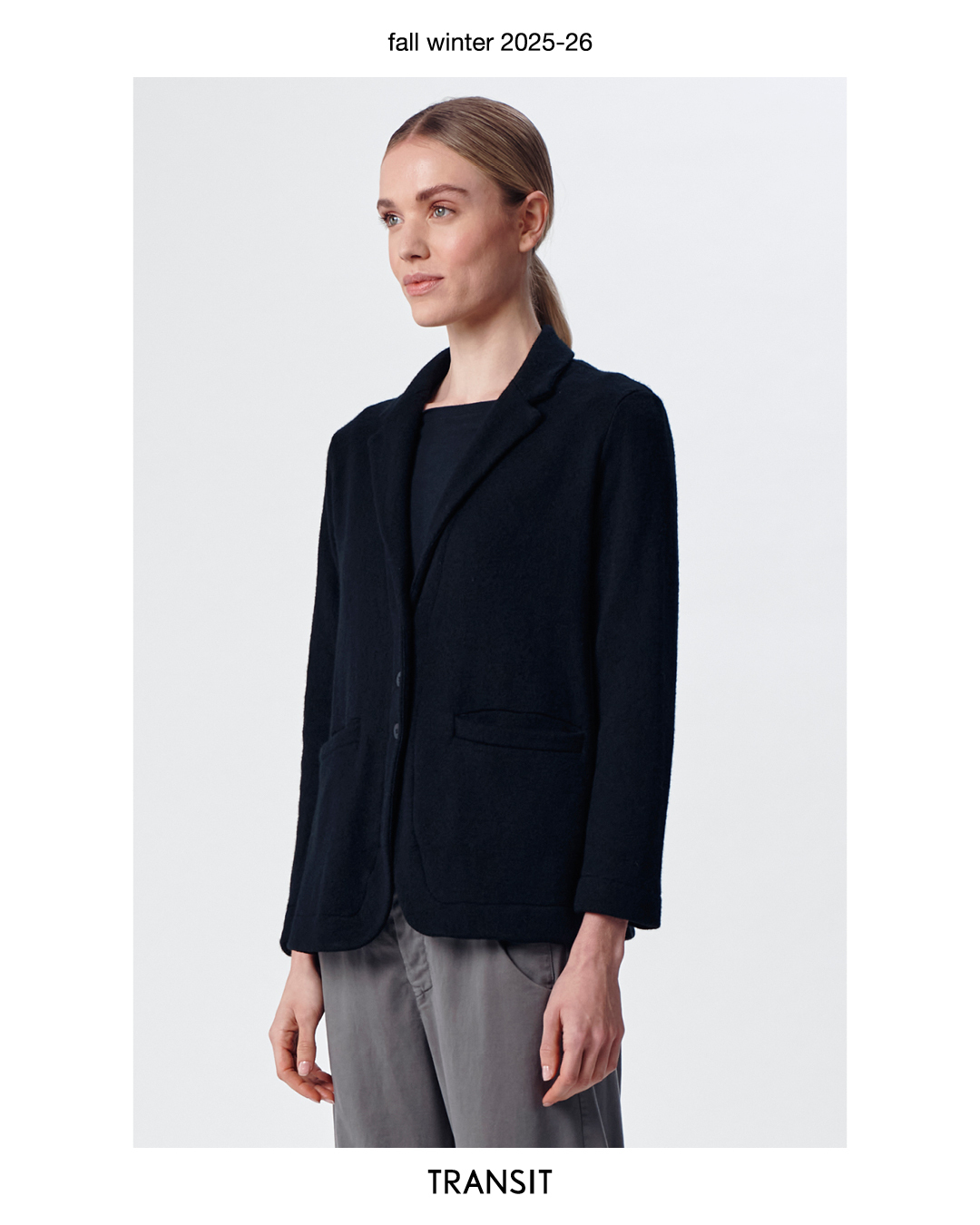 Transit Woolen Blazer - Black Size 2 