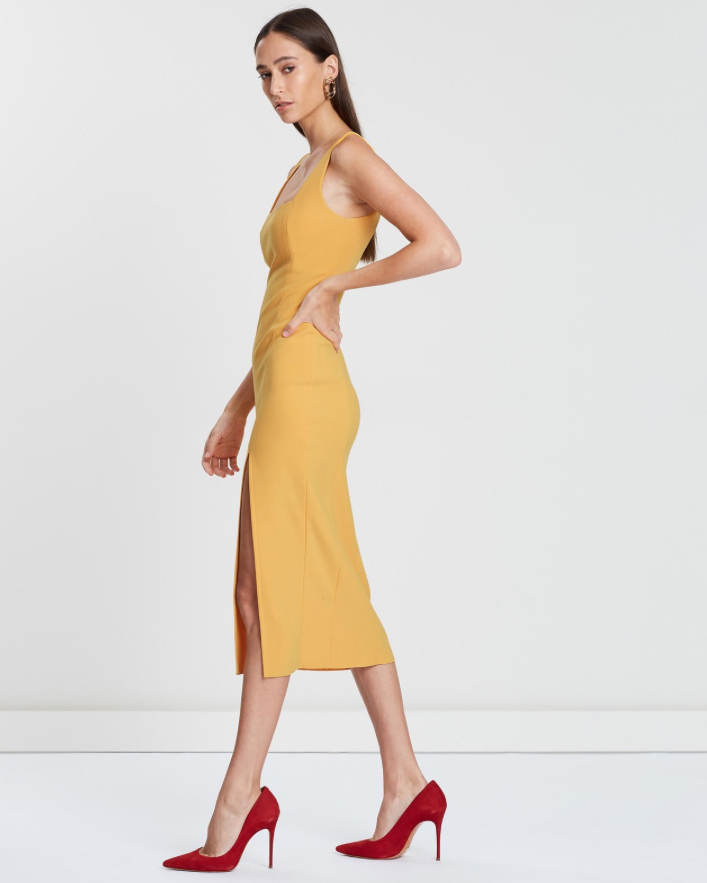 Hibiscus Islands Midi Dress