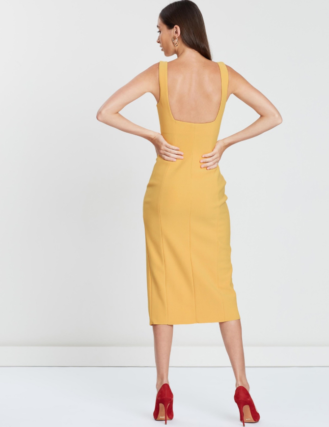 Hibiscus Islands Midi Dress