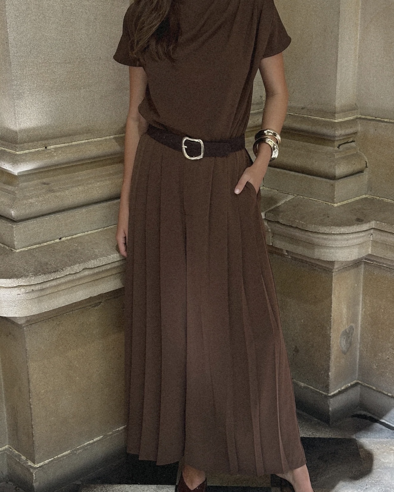 Chocolate Brown co-ord two piece set