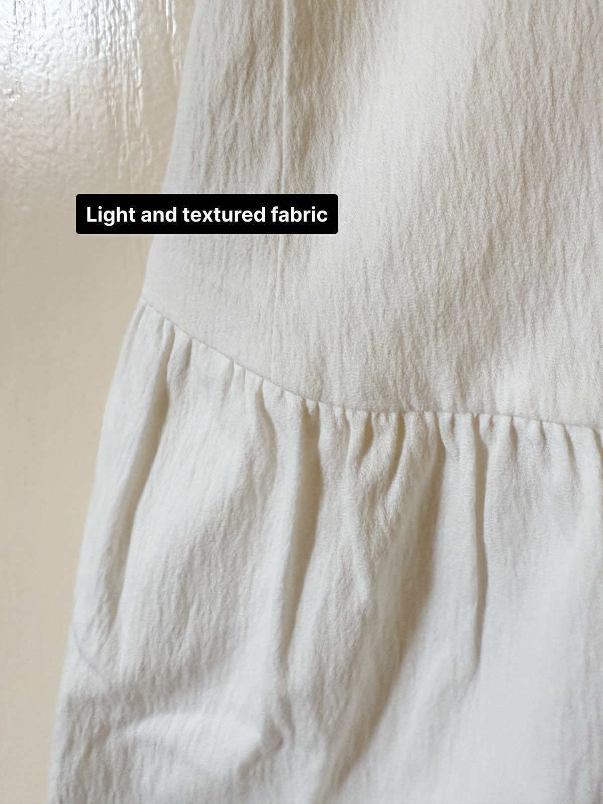 Button Midi Summer White Dress - UK6, EU34, US2