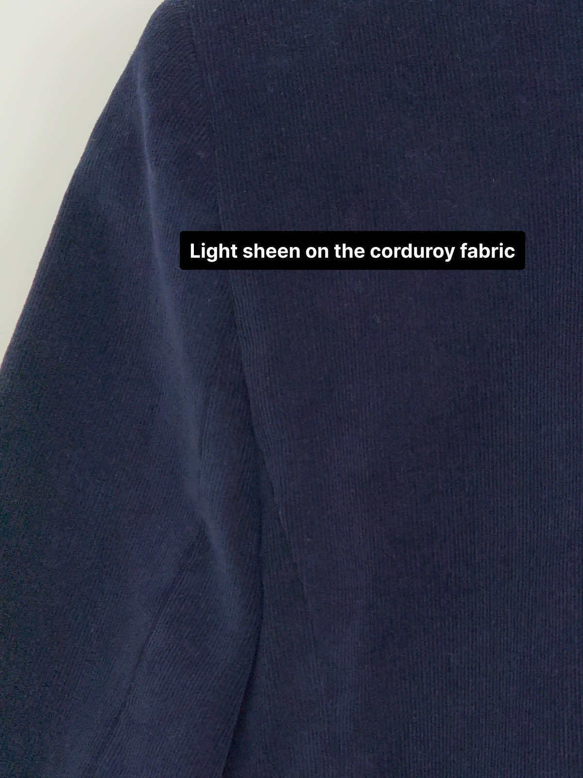 Dark Navy Corduroy Winter Blazer - Small