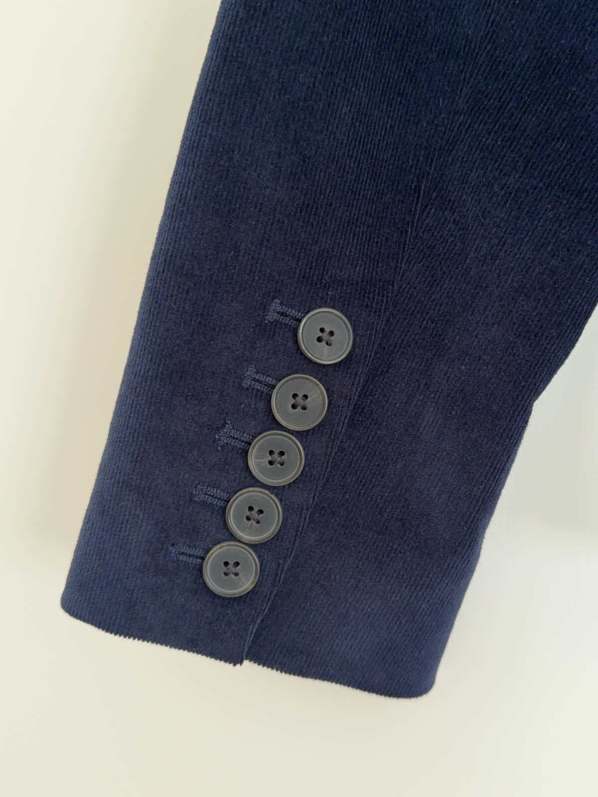 Dark Navy Corduroy Winter Blazer - Small