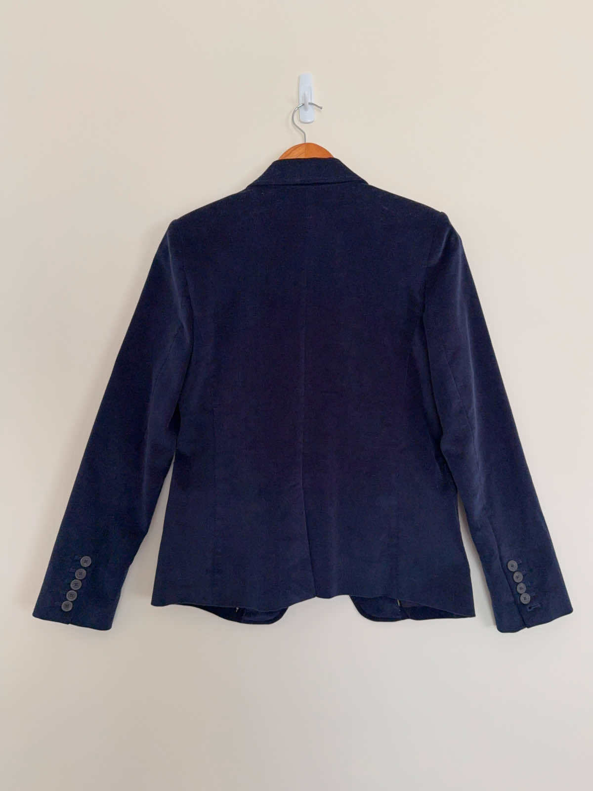 Dark Navy Corduroy Winter Blazer - Small